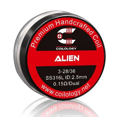 Handmade Coilology Alien Coils | 10 Pack 16 Types | bearsvapes.co.uk