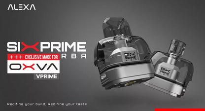 Alexa Six Prime RBA | Oxva Vprime Single Coil RBA | bearsvapes.co.uk