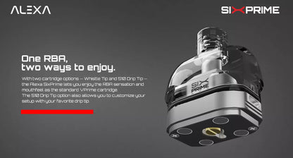 Alexa Six Prime RBA | Oxva Vprime Single Coil RBA | bearsvapes.co.uk