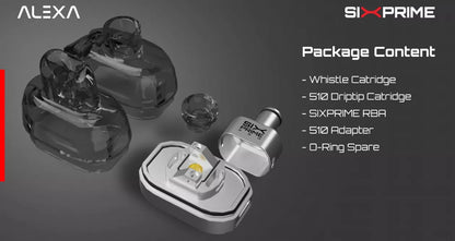 Alexa Six Prime RBA | Oxva Vprime Single Coil RBA | bearsvapes.co.uk