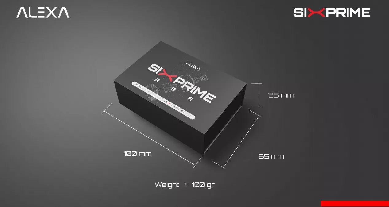 Alexa Six Prime RBA | Oxva Vprime Single Coil RBA | bearsvapes.co.uk