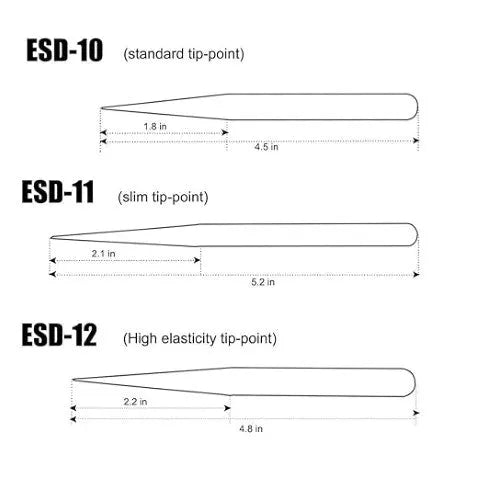 Antistatic Tweezer Set - 6 Different Types in Kit | bearsvapes.co.uk