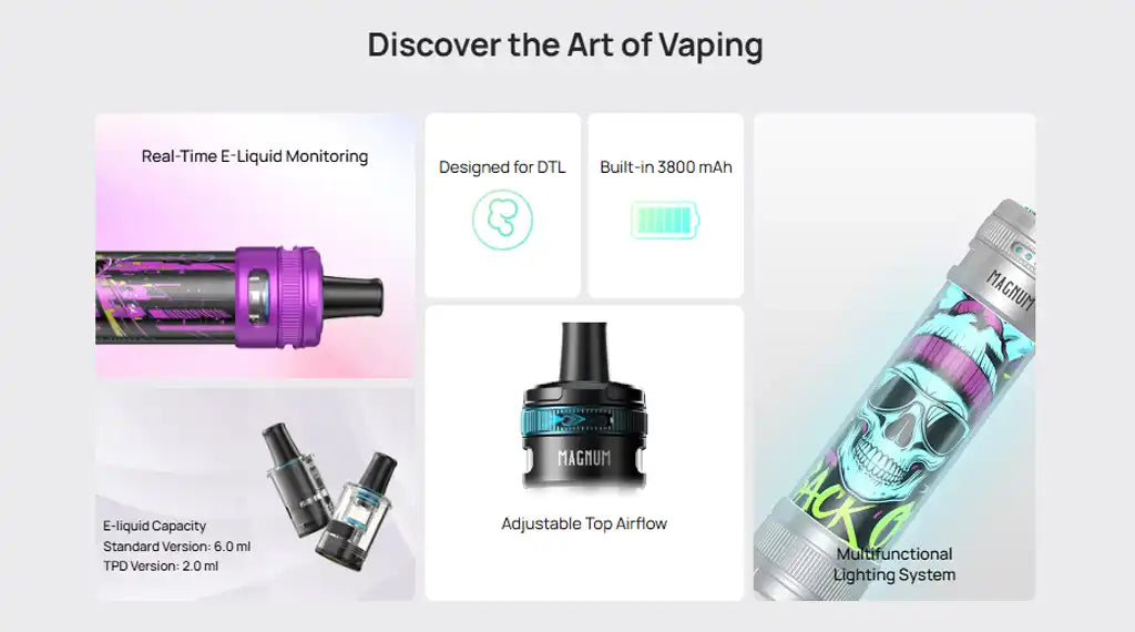 Aspire Magnum Pod Kit | 3800mAh DTL Pod Vape Kit |bearsvapes.co.uk - Bear's Vapes Aspire Magnum Pod Kit | 3800mAh DTL Pod Vape Kit |bearsvapes.co.uk - Bear's Vapes