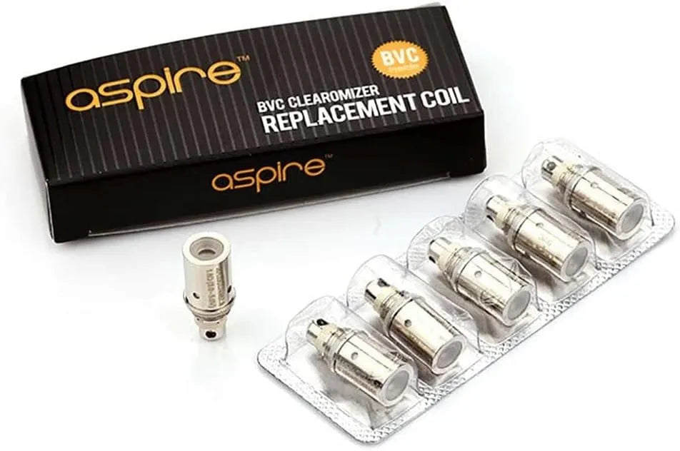 Aspire BVC Replacement Coils 5pk | bearsvapes.co.uk