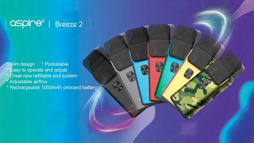 Aspire Breeze 2 Pod Vape Kit | bearsvapes.co.uk