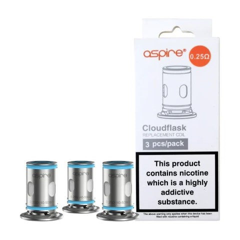 Aspire Cloudflask Replacement Coils 3 Pack | £6.95 | bearsvapes.co.uk