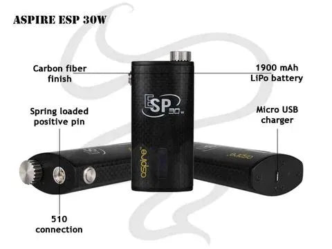 Aspire ESP 30W Mod | NOW ONLY £24.95 | bearsvapes.co.uk