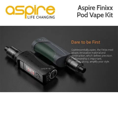 Aspire Finixx Vape Kit With FREE 18650 Battery bearsvapes