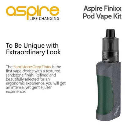 Aspire Finixx Vape Kit | With FREE 18650 Battery  | bearsvapes.co.uk