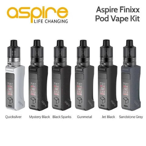 Aspire Finixx Vape Kit | With FREE 18650 Battery  | bearsvapes.co.uk