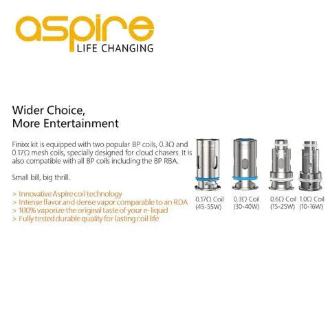 Aspire Finixx Vape Kit | With FREE 18650 Battery  | bearsvapes.co.uk