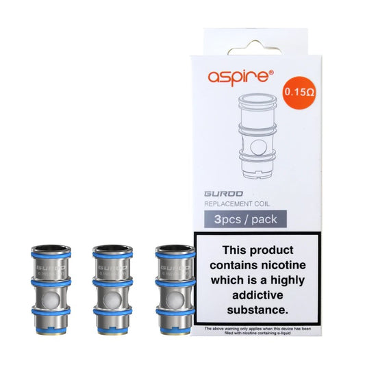 Aspire Guroo Replacement Coils 3pk | bearsvapes.co.uk