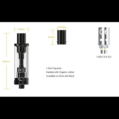 Aspire K2 Quick Start Vape Kit | MTL Starter Kit | bearsvapes.co.uk