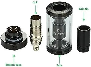 Aspire K3 MTL Vape Tank | 2ml w 1.8ohm Nautilus BVC | bearsvapes.co.uk