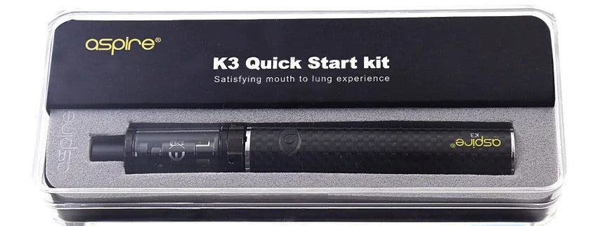 Aspire K3 Quick Start Vape Kit | MTL Starter Kit | bearsvapes.co.uk