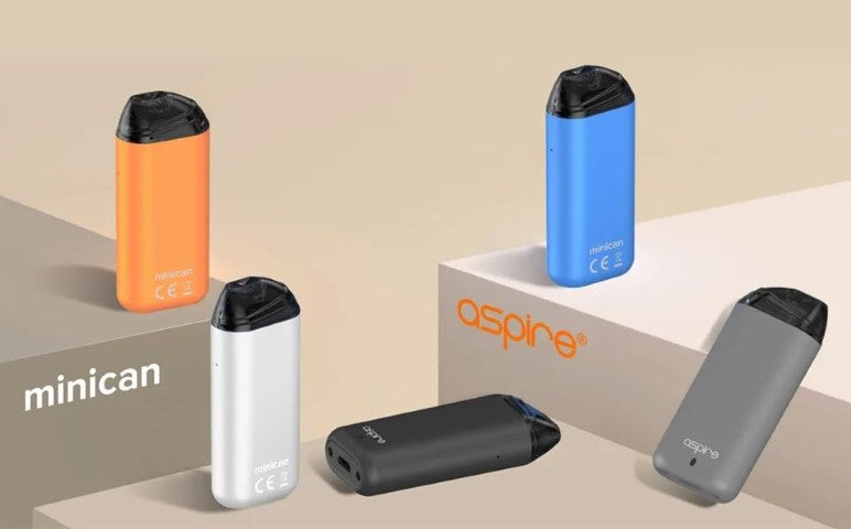 Aspire Minican Pod Vape Kit | 1.2Ohm MTL Vape Kit | bearsvapes.co.uk