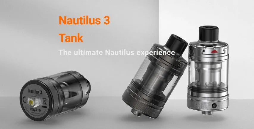 Aspire Nautilus 3 Vape Tank | 2ml TDP Compliant | bearsvapes.co.uk