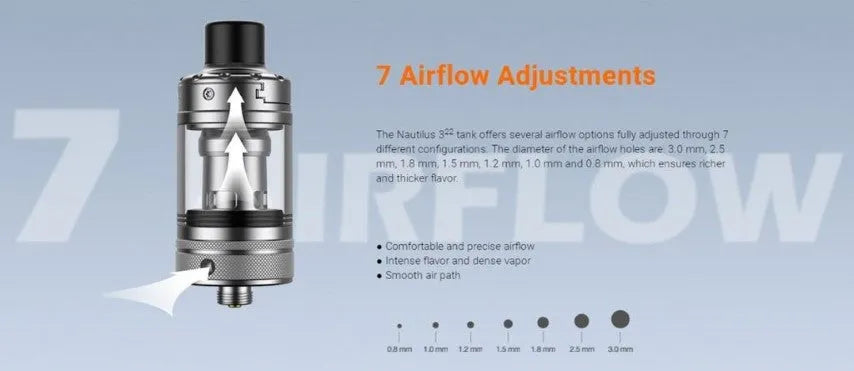 Aspire Nautilus 3 22 MTL Vape Tank | ONLY £15.95 | bearsvapes.co.uk