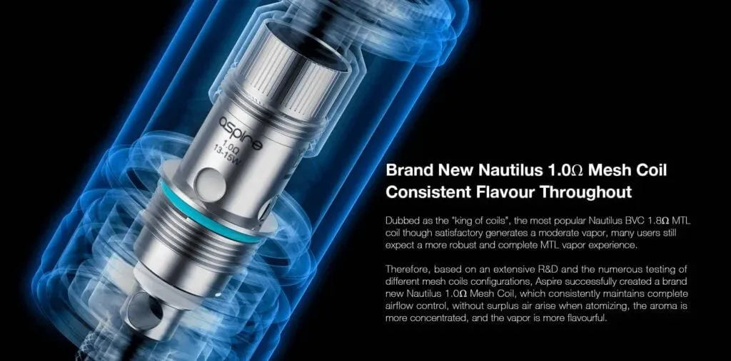 Aspire Nautilus Nano Vape Tank | bearsvapes.co.uk