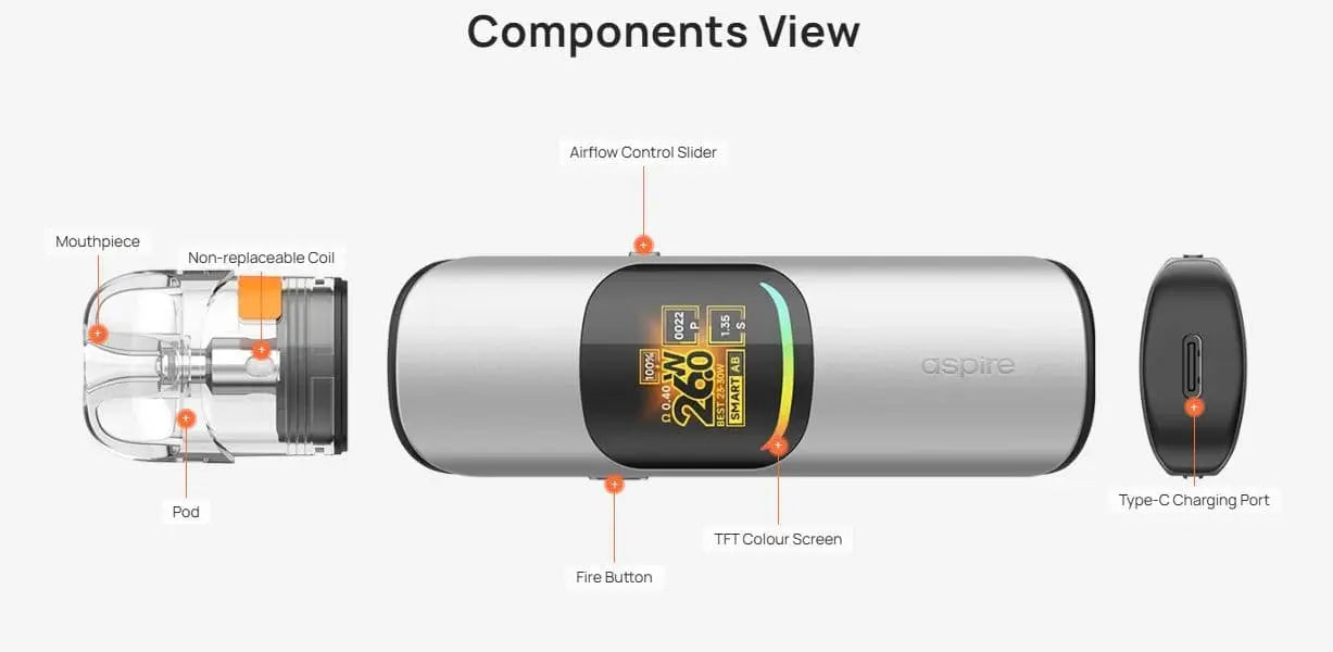 Aspire Pixo Neo Pod Kit 1300 mAh Pod Kit ONLY £22.95 |bearsvapes.co.uk