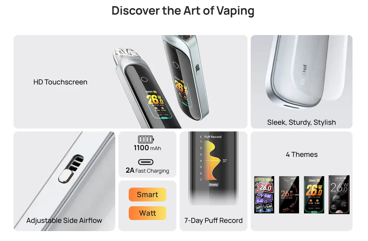 Aspire Pixo Pod Kit 1100 mAh Pod Kit NOW ONLY £22.95 |bearsvapes.co.uk