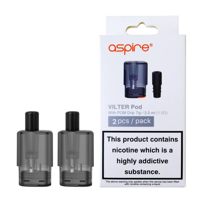 Aspire Vilter Replacement Pods 2 Pack | bearsvapes.co.uk