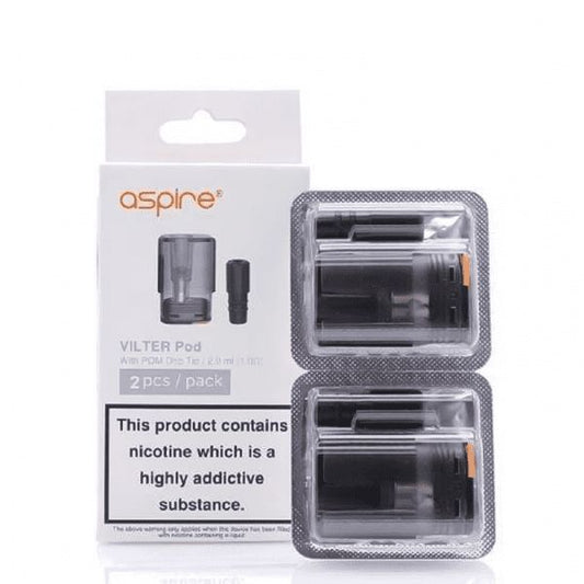 Aspire Vilter Replacement Pods 2 Pack | bearsvapes.co.uk
