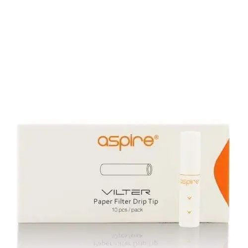 Aspire Vilter Replacement Soft Tip Filters 10 Pack | bearsvapes.co.uk