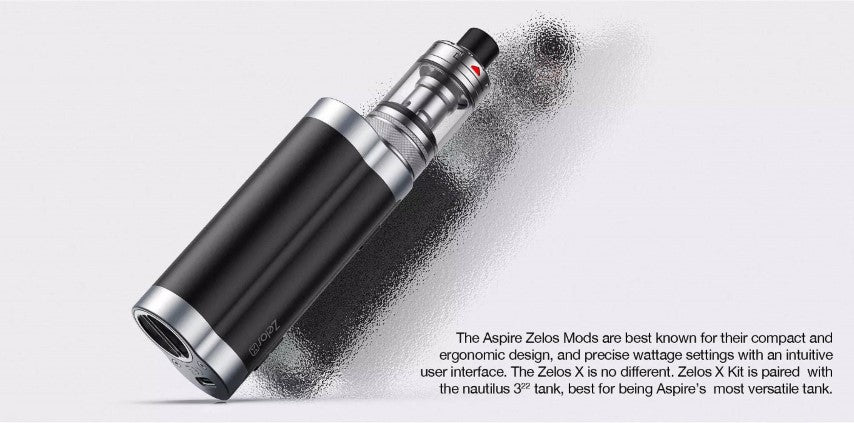 Aspire Zelos X Vape Kit | ONLY £29.95 | Includes FREE 18650 Battery 