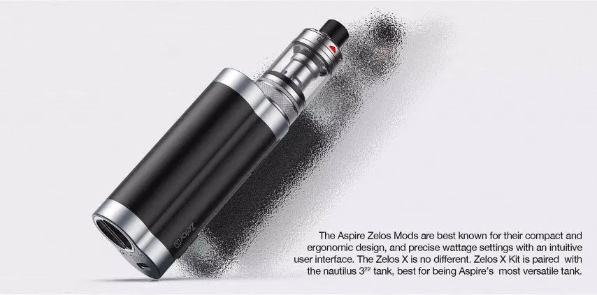 Aspire Zelos X Vape Kit | ONLY £29.95 | Includes FREE 18650 Battery 