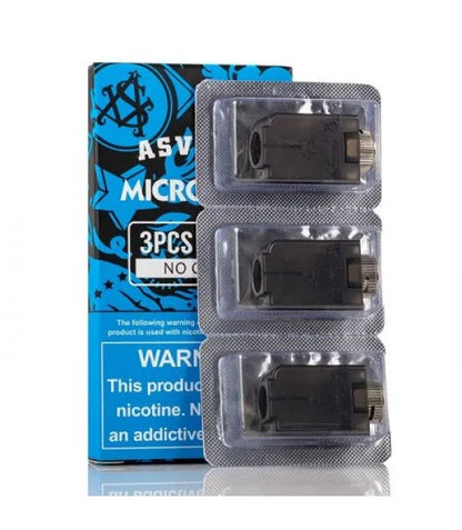 Asvape BMI Micro Replacement Pods 3pk | bearsvapes.co.uk