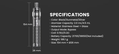 BD Vape Blaster Kit | Anti-Slip Sub-Ohm Vape Kit | bearsvapes.co.uk