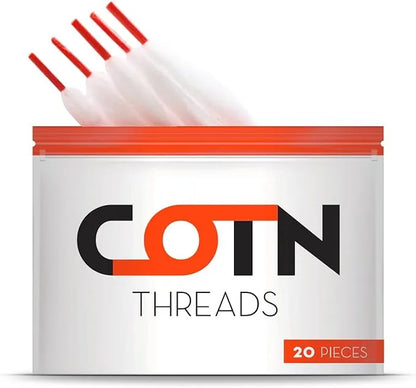 Cotn Threads Organic Vape Cotton 20pcs | bearsvapes.co.uk