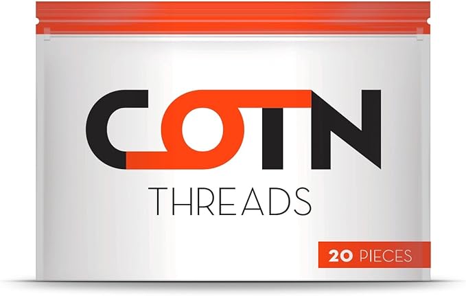 Cotn Threads Organic Vape Cotton 20pcs | bearsvapes.co.uk
