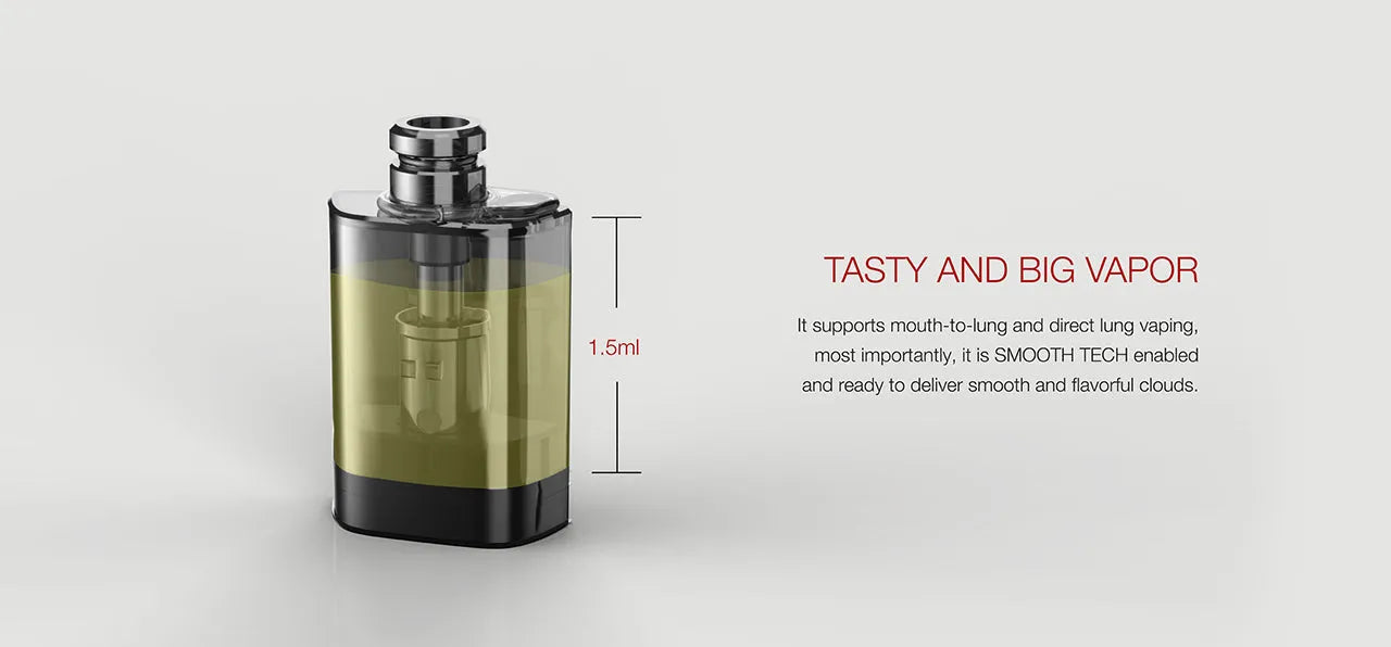 Vaptio C-flat Tanks 4pk 1.0Ohm Built-in Coils | bearsvapes.co.uk