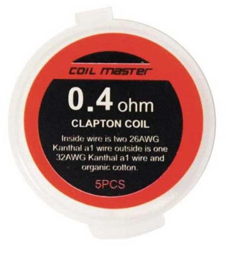 Coil Master Fused Clapton Coils 0.4ohm 5 Pack | bearsvapes.co.uk