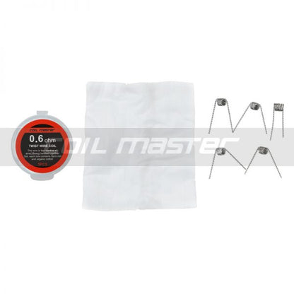 Coil Master Twisted Coils | 5 Pack & Organic Cotton | bearsvapes.co.uk