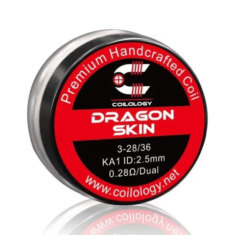 Coilology Dragon Skin Handmade Coils 2pcs | bearsvapes.co.uk