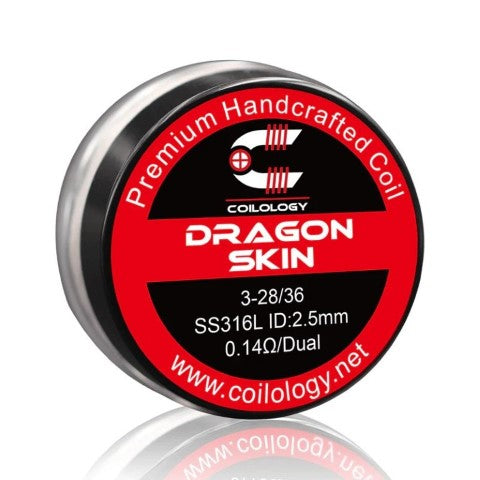 Coilology Dragon Skin Handmade Coils 2pcs | bearsvapes.co.uk