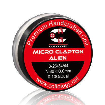 Coilology Hand-crafted Micro Clapton Alien Coils | bearsvapes.co.uk