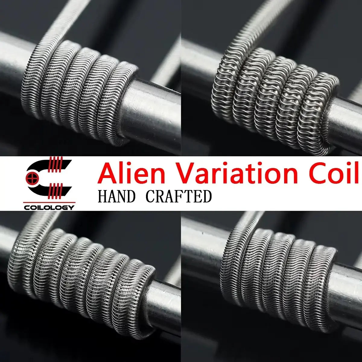 Handmade Coilology Alien Coils | 10 Pack 16 Types | bearsvapes.co.uk