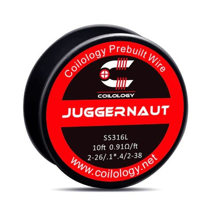 Coilology Juggernaut Wire | 10ft Reel | 3 Types | bearsvapes.co.uk