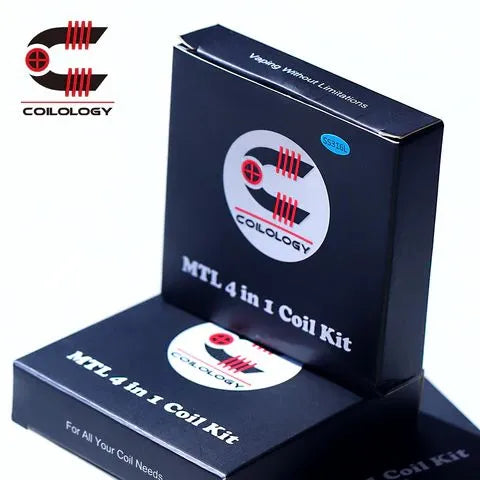 Coilology MTL 4-in-1 Prebuilt Coils Set Ni80 or SS | bearsvapes.co.uk