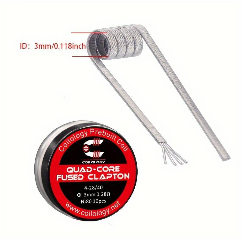 Coilology Multistrand Fused Clapton Coils 10 Pack | bearsvapes.co.uk