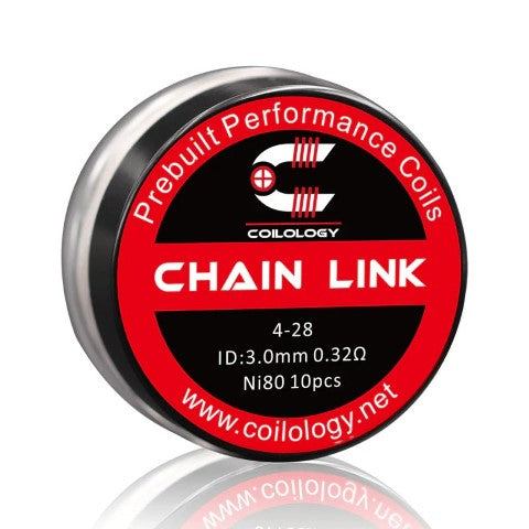 Coilology Pre-made ChainLink Coils 10 Pack | £3.95 | bearsvapes.co.uk