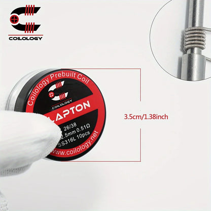 Coilology Premade Clapton Coils 10 Pieces | bearsvapes.co.uk