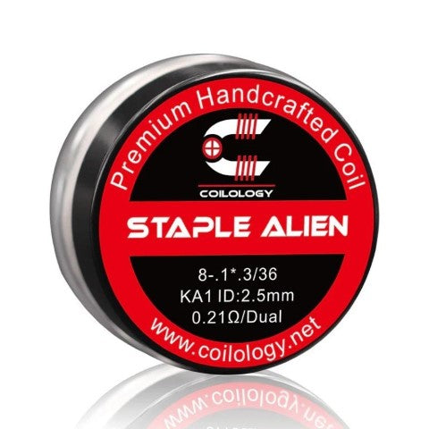Coilology Staple Alien Handmade Coils 2pcs | bearsvapes.co.uk