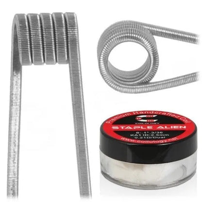 Coilology Staple Alien Handmade Coils 2pcs | bearsvapes.co.uk