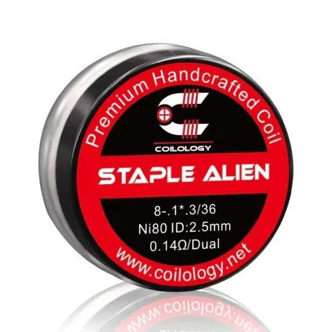 Coilology Staple Alien Handmade Coils 2pcs | bearsvapes.co.uk