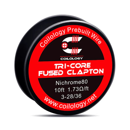 Coilology Tri-Core Fused Clapton Wire 10 ft Reel | bearsvapes.co.uk